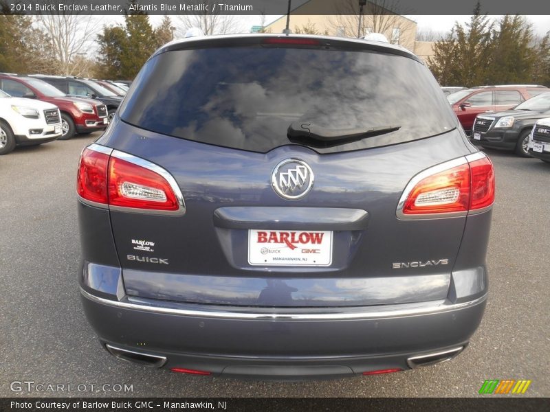 Atlantis Blue Metallic / Titanium 2014 Buick Enclave Leather