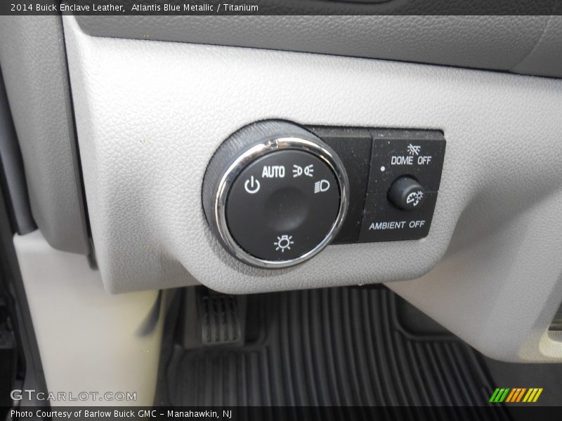 Atlantis Blue Metallic / Titanium 2014 Buick Enclave Leather