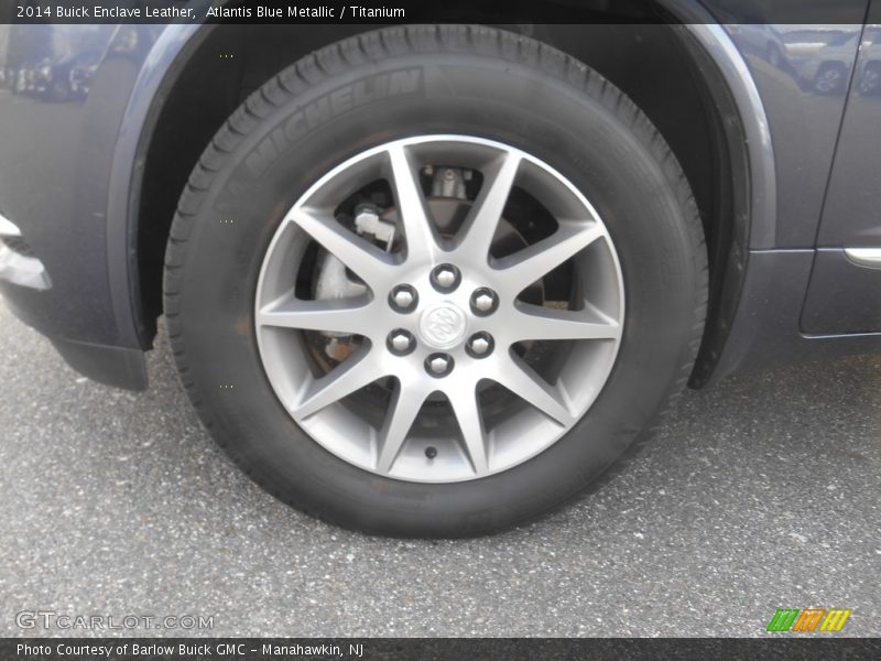 Atlantis Blue Metallic / Titanium 2014 Buick Enclave Leather