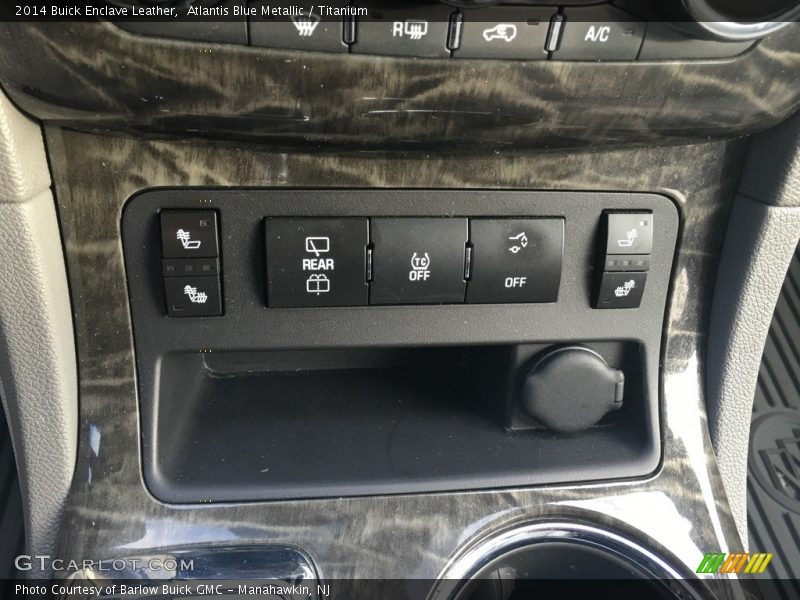 Atlantis Blue Metallic / Titanium 2014 Buick Enclave Leather