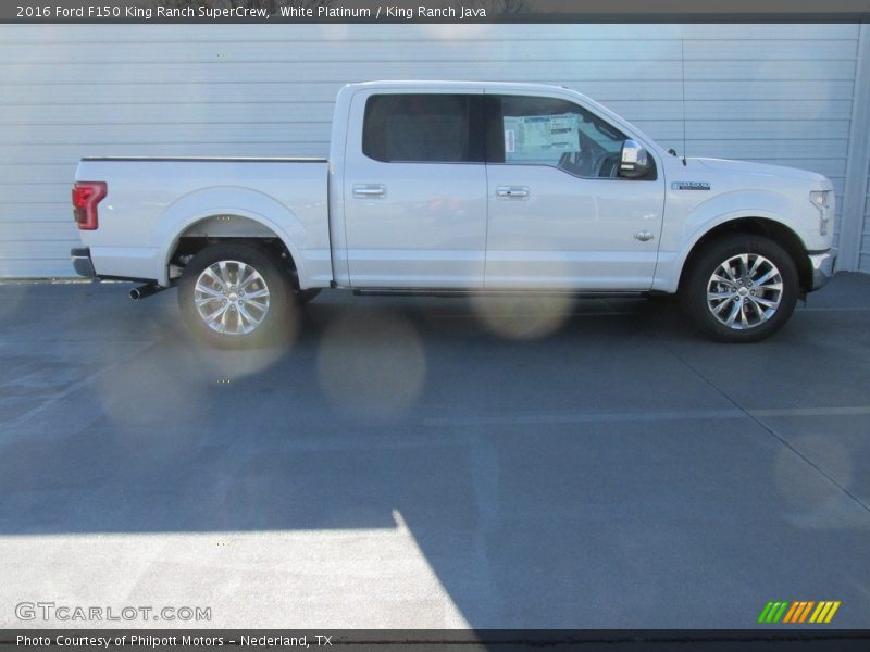 White Platinum / King Ranch Java 2016 Ford F150 King Ranch SuperCrew