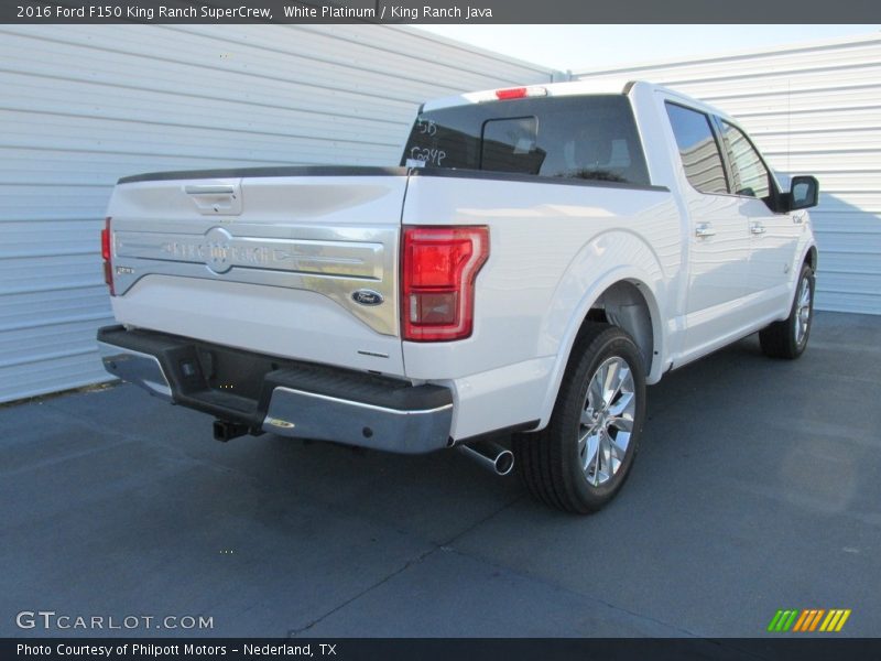 White Platinum / King Ranch Java 2016 Ford F150 King Ranch SuperCrew