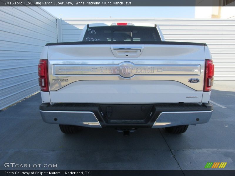 White Platinum / King Ranch Java 2016 Ford F150 King Ranch SuperCrew