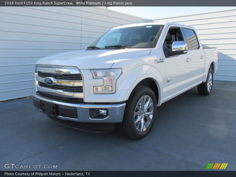 White Platinum / King Ranch Java 2016 Ford F150 King Ranch SuperCrew