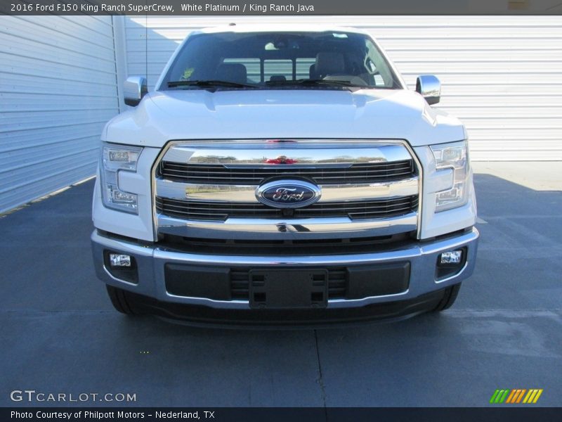 White Platinum / King Ranch Java 2016 Ford F150 King Ranch SuperCrew