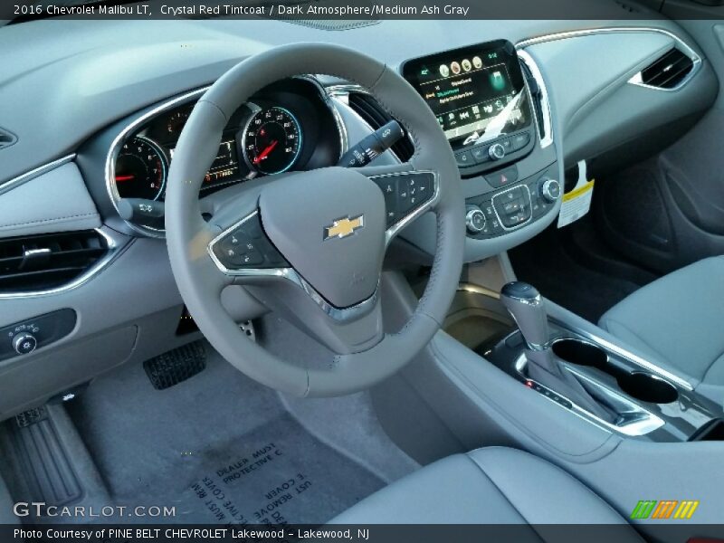 Crystal Red Tintcoat / Dark Atmosphere/Medium Ash Gray 2016 Chevrolet Malibu LT