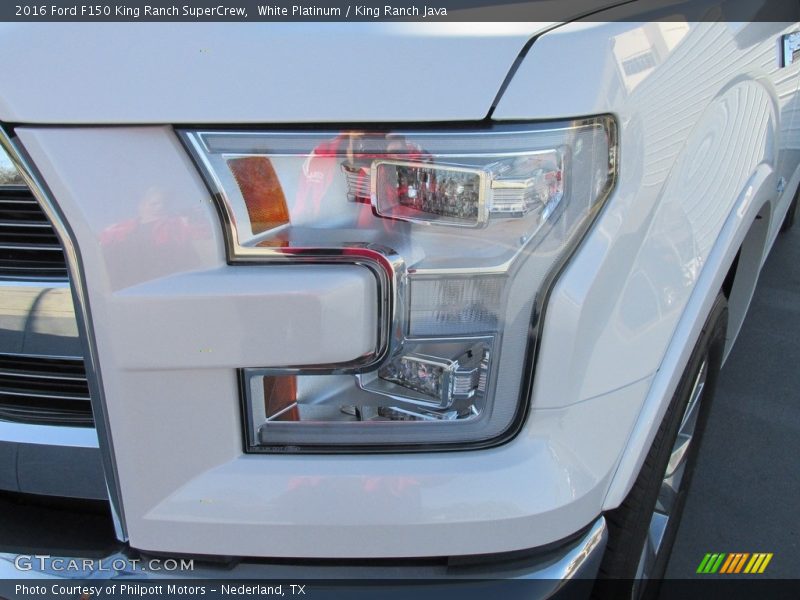 White Platinum / King Ranch Java 2016 Ford F150 King Ranch SuperCrew