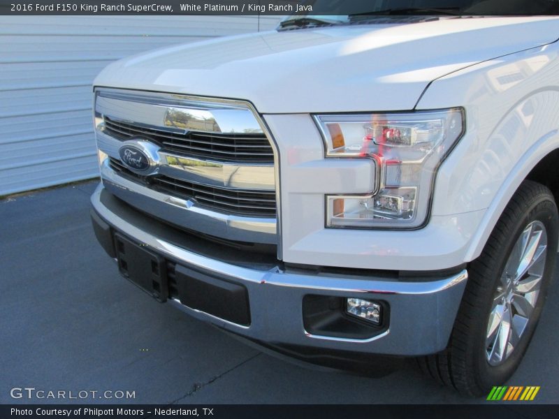 White Platinum / King Ranch Java 2016 Ford F150 King Ranch SuperCrew