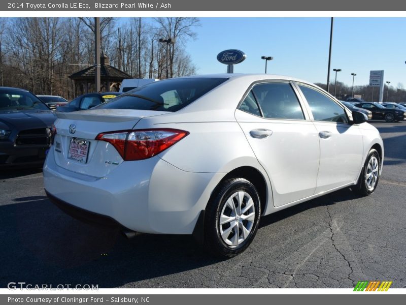 Blizzard Pearl White / Ash 2014 Toyota Corolla LE Eco