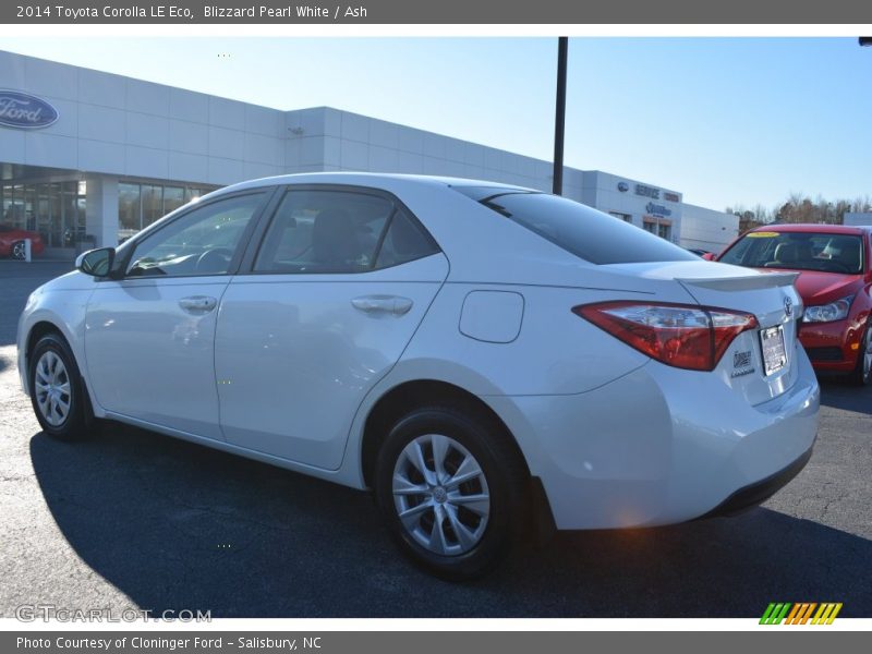 Blizzard Pearl White / Ash 2014 Toyota Corolla LE Eco