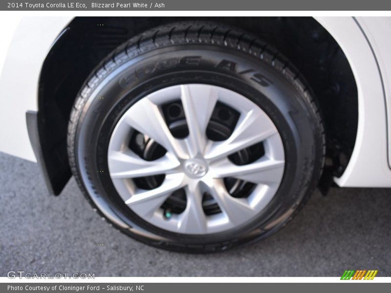 Blizzard Pearl White / Ash 2014 Toyota Corolla LE Eco