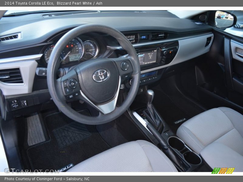Blizzard Pearl White / Ash 2014 Toyota Corolla LE Eco