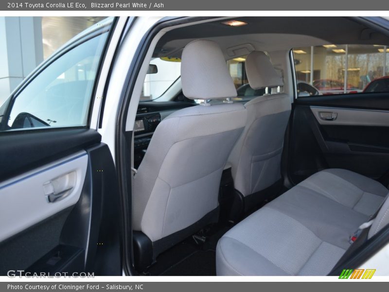 Blizzard Pearl White / Ash 2014 Toyota Corolla LE Eco