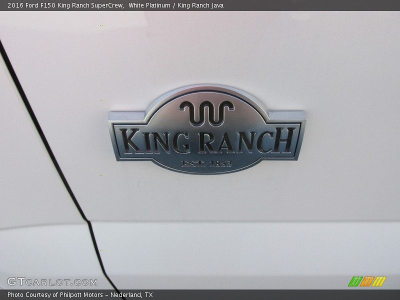 White Platinum / King Ranch Java 2016 Ford F150 King Ranch SuperCrew