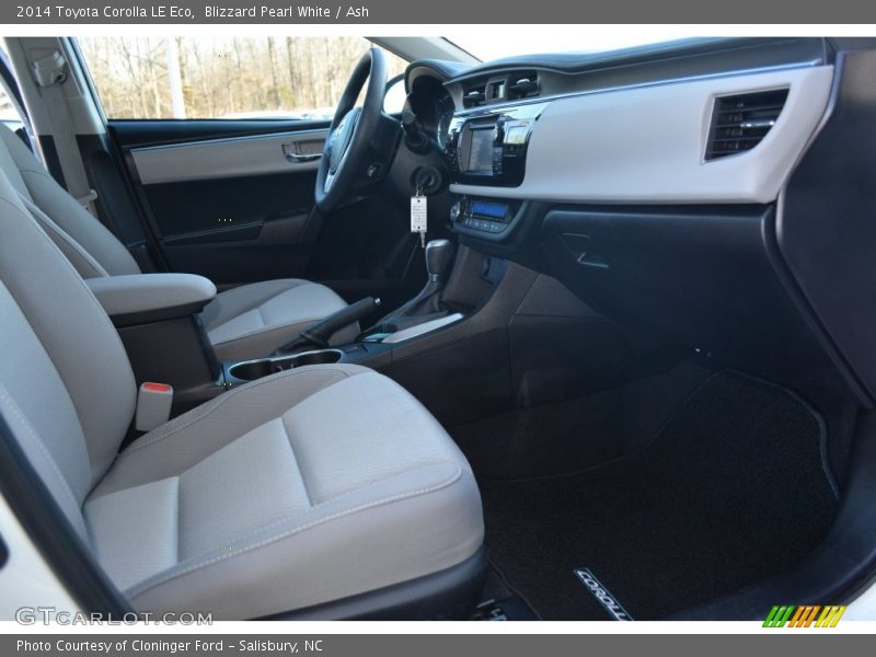 Blizzard Pearl White / Ash 2014 Toyota Corolla LE Eco