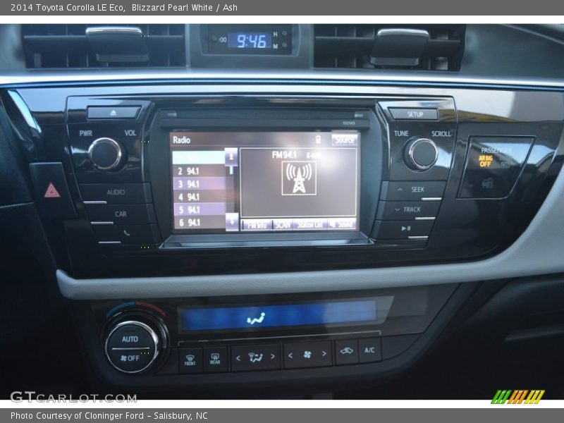 Blizzard Pearl White / Ash 2014 Toyota Corolla LE Eco