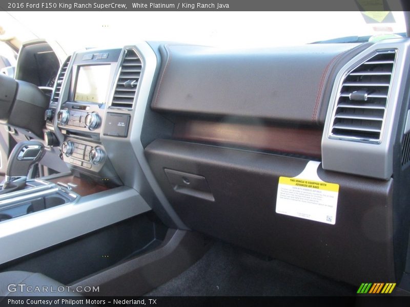 White Platinum / King Ranch Java 2016 Ford F150 King Ranch SuperCrew