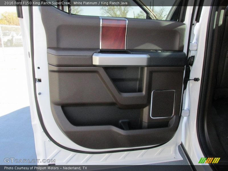 White Platinum / King Ranch Java 2016 Ford F150 King Ranch SuperCrew