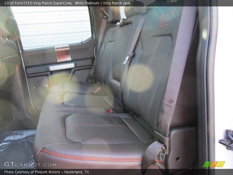 White Platinum / King Ranch Java 2016 Ford F150 King Ranch SuperCrew
