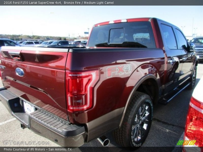 Bronze Fire / Medium Light Camel 2016 Ford F150 Lariat SuperCrew 4x4