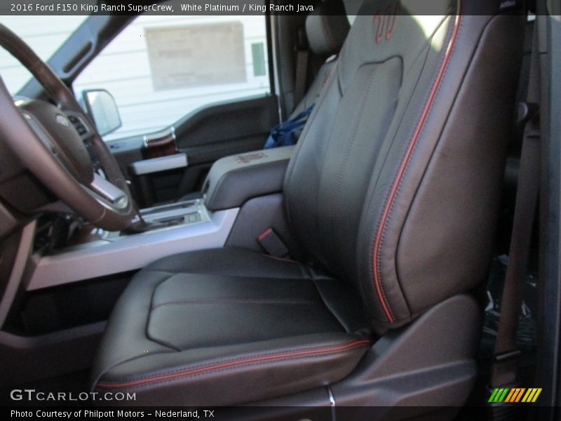 White Platinum / King Ranch Java 2016 Ford F150 King Ranch SuperCrew
