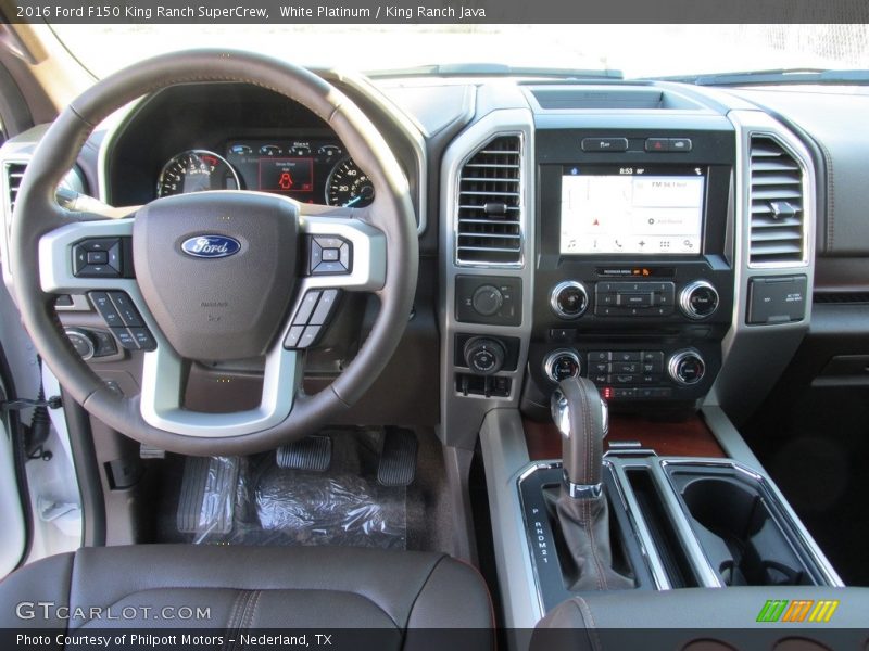 White Platinum / King Ranch Java 2016 Ford F150 King Ranch SuperCrew