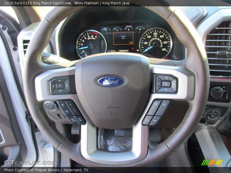 White Platinum / King Ranch Java 2016 Ford F150 King Ranch SuperCrew