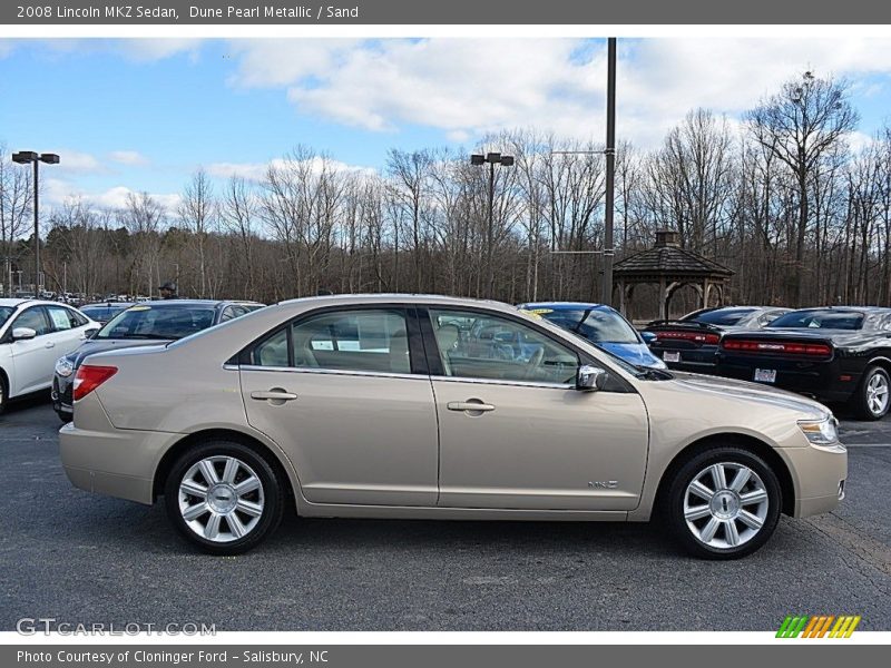Dune Pearl Metallic / Sand 2008 Lincoln MKZ Sedan