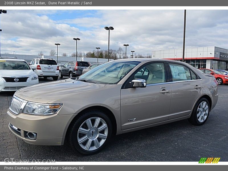 Dune Pearl Metallic / Sand 2008 Lincoln MKZ Sedan
