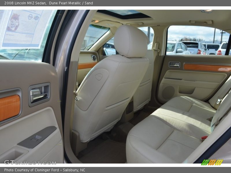Dune Pearl Metallic / Sand 2008 Lincoln MKZ Sedan