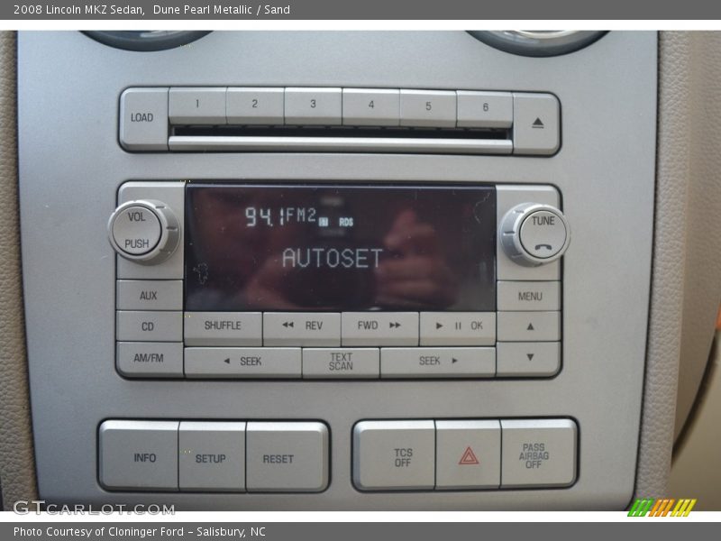 Dune Pearl Metallic / Sand 2008 Lincoln MKZ Sedan