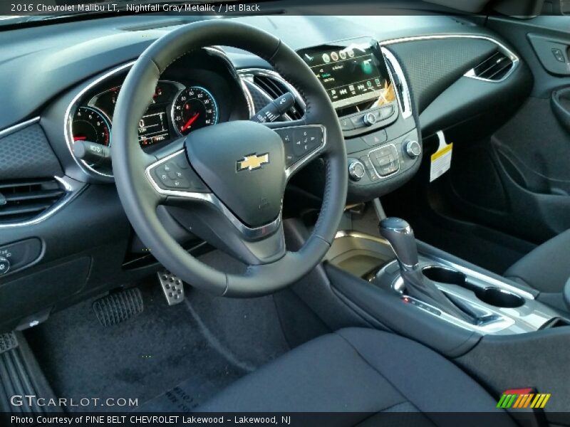 Nightfall Gray Metallic / Jet Black 2016 Chevrolet Malibu LT