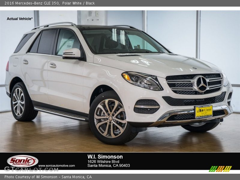 Polar White / Black 2016 Mercedes-Benz GLE 350
