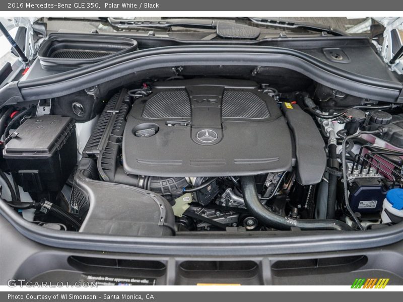 Polar White / Black 2016 Mercedes-Benz GLE 350