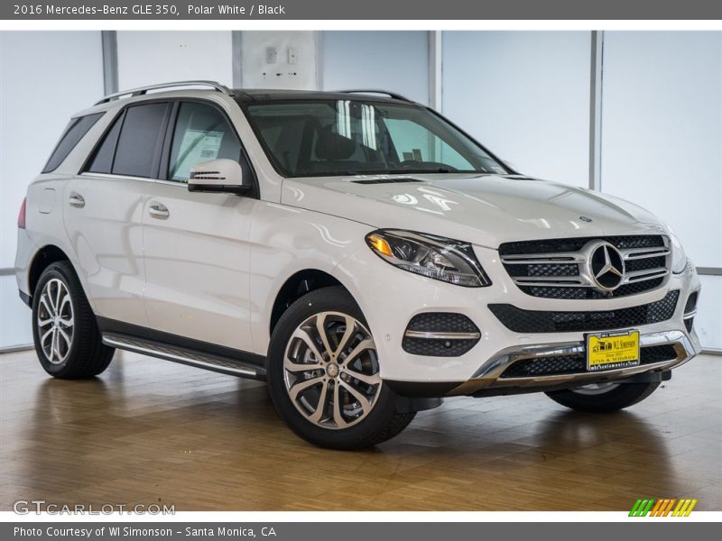 Polar White / Black 2016 Mercedes-Benz GLE 350