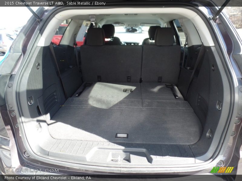 Sable Metallic / Ebony 2015 Chevrolet Traverse LT AWD