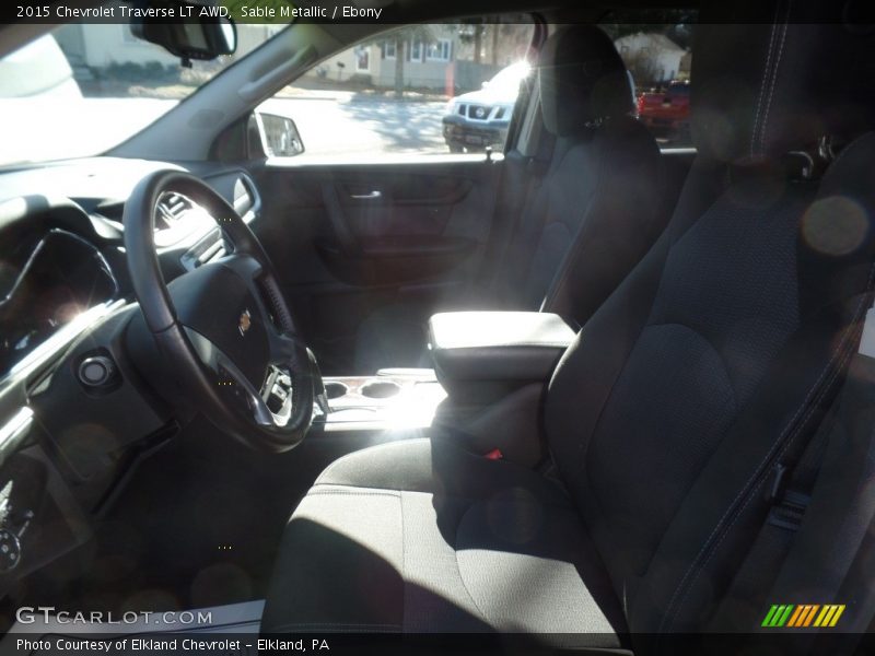 Sable Metallic / Ebony 2015 Chevrolet Traverse LT AWD