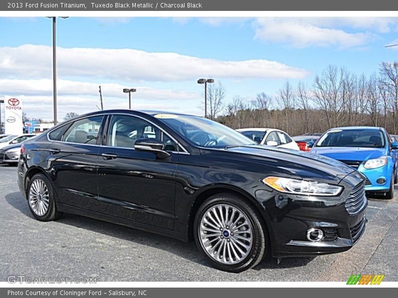 Tuxedo Black Metallic / Charcoal Black 2013 Ford Fusion Titanium