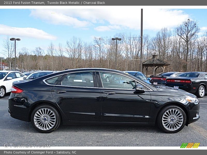 Tuxedo Black Metallic / Charcoal Black 2013 Ford Fusion Titanium