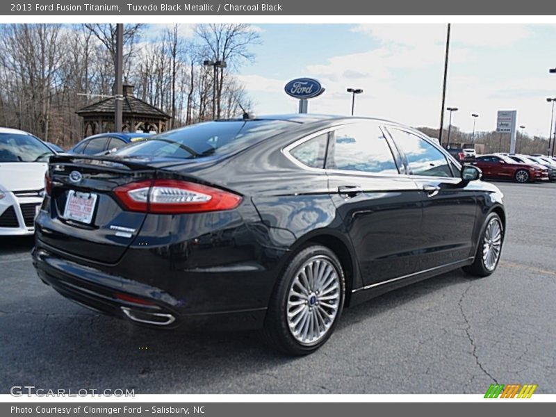 Tuxedo Black Metallic / Charcoal Black 2013 Ford Fusion Titanium