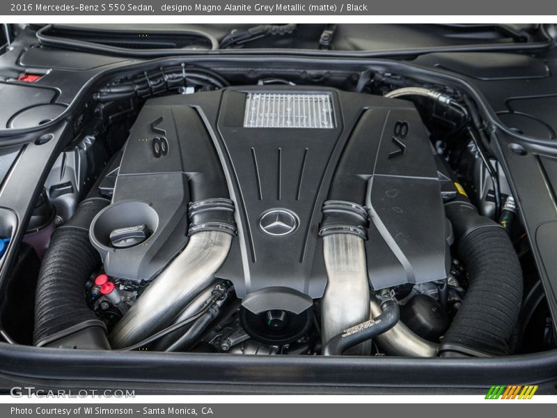  2016 S 550 Sedan Engine - 4.7 Liter biturbo DI DOHC 32-Valve VVT V8