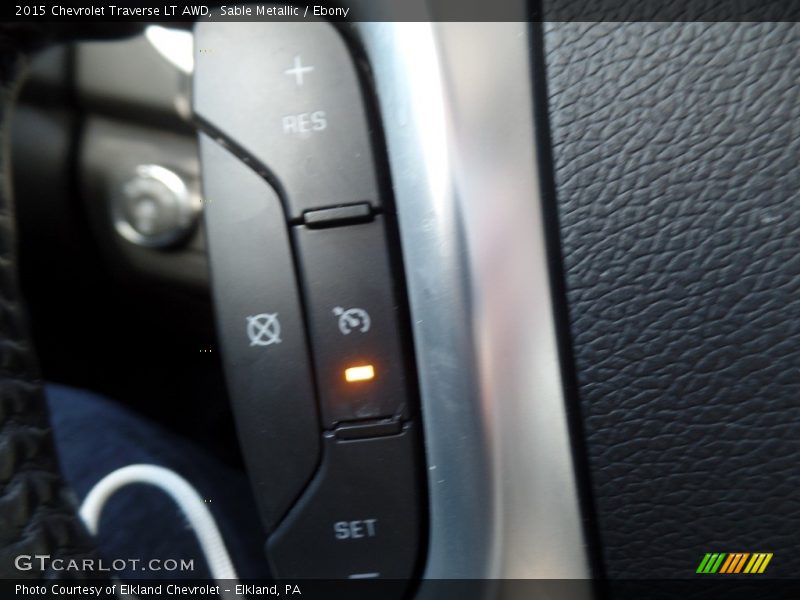 Sable Metallic / Ebony 2015 Chevrolet Traverse LT AWD