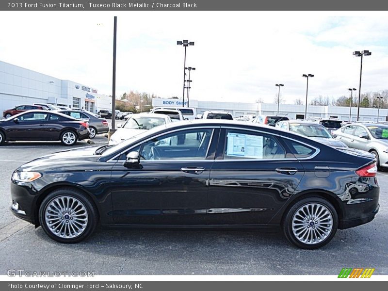 Tuxedo Black Metallic / Charcoal Black 2013 Ford Fusion Titanium