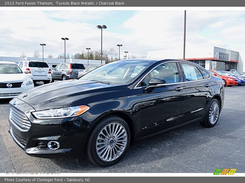 Tuxedo Black Metallic / Charcoal Black 2013 Ford Fusion Titanium