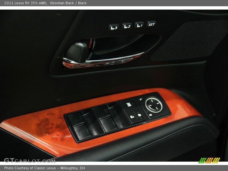 Obsidian Black / Black 2011 Lexus RX 350 AWD