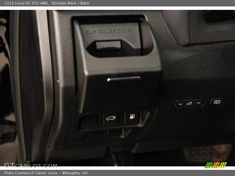 Obsidian Black / Black 2011 Lexus RX 350 AWD