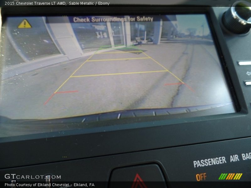 Sable Metallic / Ebony 2015 Chevrolet Traverse LT AWD
