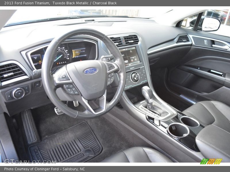 Tuxedo Black Metallic / Charcoal Black 2013 Ford Fusion Titanium