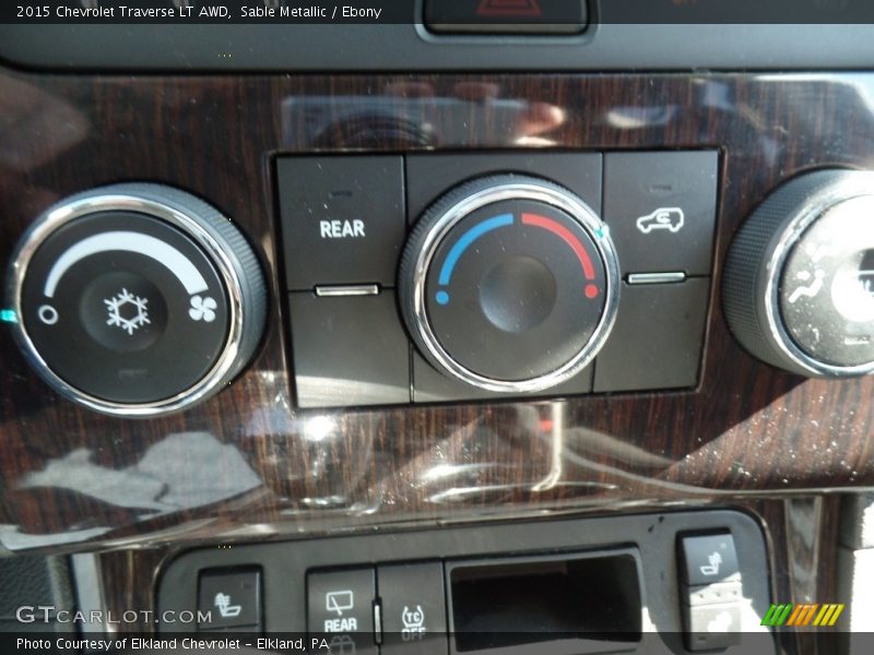 Sable Metallic / Ebony 2015 Chevrolet Traverse LT AWD
