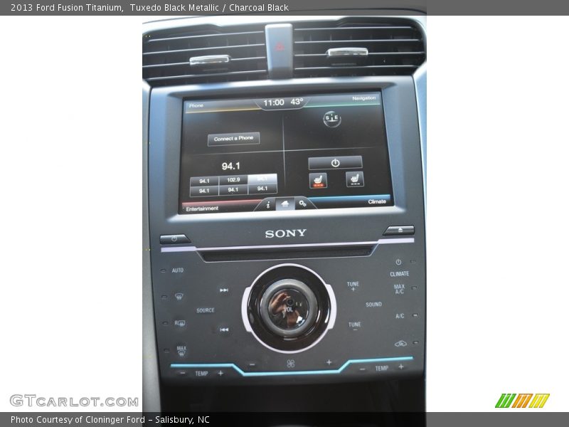 Tuxedo Black Metallic / Charcoal Black 2013 Ford Fusion Titanium